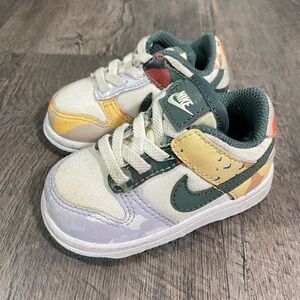 NIKE Dunk Low SE TD 'Sail Multi-Camo' Sneakers